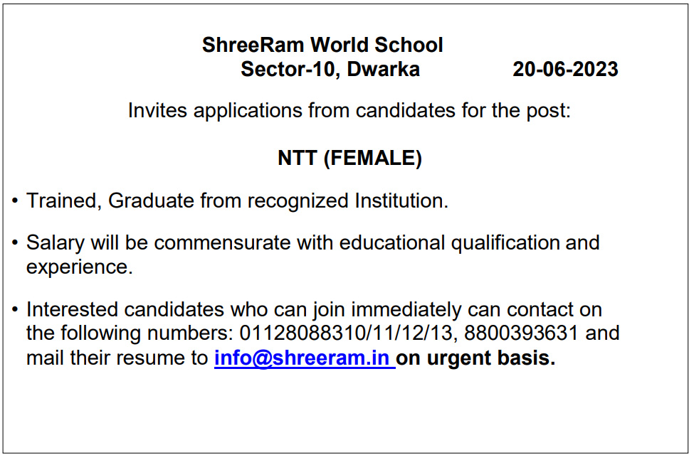 career advertisement